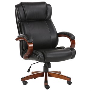Кресло офисное BRABIX PREMIUM "Magnum EX-701", дерево, рециклированная кожа, черное, 531827 - фото 2679501
