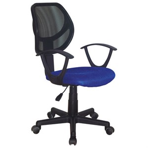 Кресло компактное BRABIX "Flip MG-305", ткань TW, синее/черное, 531919 - фото 2679713