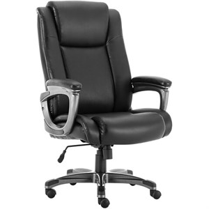 Кресло офисное BRABIX PREMIUM "Solid HD-005", НАГРУЗКА до 180 кг, рециклированная кожа, черное, 531941 - фото 2679800