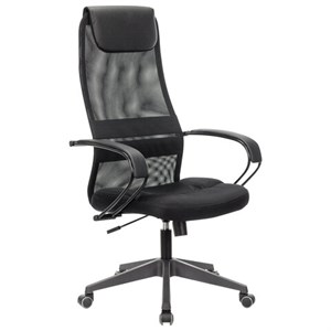 Кресло офисное BRABIX PREMIUM "Stalker EX-608 PL", ткань-сетка/кожзам, черное, 532090 - фото 2683099
