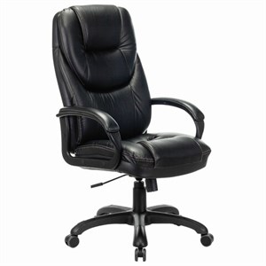Кресло офисное BRABIX PREMIUM "Nord EX-590", черный пластик, экокожа, черное, 532097 - фото 2683111