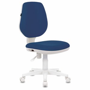 Кресло детское BRABIX "Fancy MG-201W", без подлокотников, пластик белый, синее, 532413, MG-201W_532413 - фото 2683194
