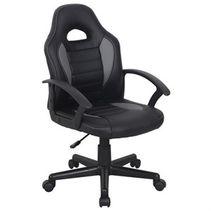 Кресло компьютерное BRABIX "Spark GM-201", экокожа, черное/серое, 532504 - фото 2683715