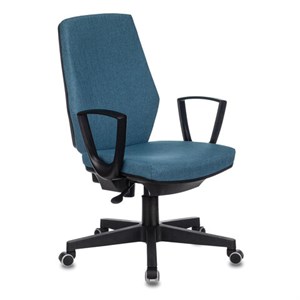 Кресло CH-545, с подлокотниками, ткань, синее, 1504022 - фото 2684883