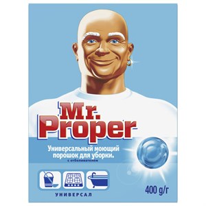 Чистящее средство 400 г, MR.PROPER (Мистер Пропер), с отбеливающим эффектом, универсал, порошок - фото 2688811