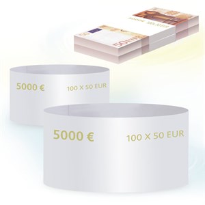 Бандероли кольцевые, комплект 500 шт., номинал 50 евро - фото 2692673