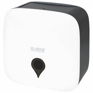 Диспенсер для туалетной бумаги ULTRA LAIMA PROFESSIONAL (Система T2), малый, белый, ABS-пластик, 606835 - фото 2698955
