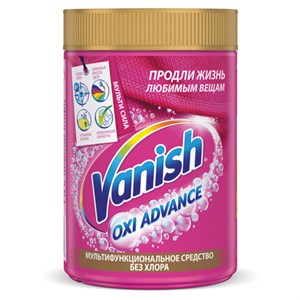 Средство для удаления пятен 800 г VANISH (Ваниш) "Oxi Advance", для цветной ткани, 3143349 - фото 2701800