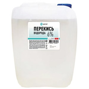 Средство дезинфицирующее Перекись водорода, 6%, канистра, 5 л, САМАРАМЕДПРОМ, 00-00007630 - фото 2703285