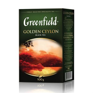 Чай листовой GREENFIELD "Golden Ceylon ОРА" черный цейлонский крупнолистовой 100 г, 0351 - фото 2707116