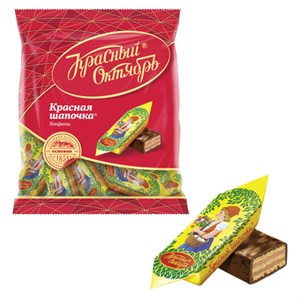 Конфеты шоколадные КРАСНЫЙ ОКТЯБРЬ "Красная шапочка", 250 г, пакет, КО03926 - фото 2707184