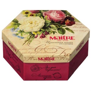Чай MAITRE "Цветы" ассорти 12 вкусов, НАБОР 60 пакетиков, баж 082 - фото 2707220