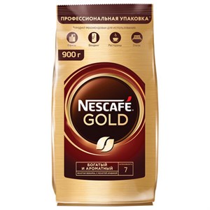Кофе молотый в растворимом NESCAFE "Gold" 900 г, сублимированный, 12348493 - фото 2707258