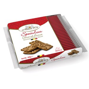 Печенье бельгийское MAISON D'OR "Speculoos", 50 штук в индивидуальной упаковке, 300 г, 17277-3 - фото 2708203