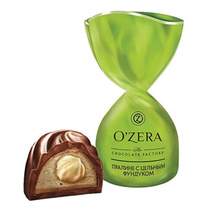 Конфеты шоколадные O'ZERA с цельным фундуком, 500 г, УК753 - фото 2708233