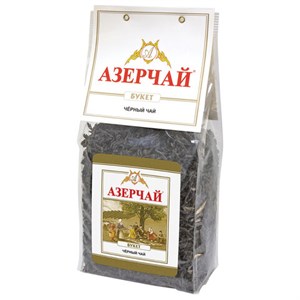 Чай листовой АЗЕРЧАЙ "Букет" черный крупнолистовой 400 г, 413002 - фото 2708352