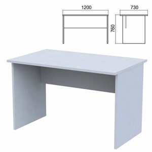 Стол письменный "Арго", 1200х730х760 мм, серый - фото 2710992