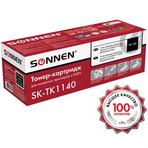 Тонер-картридж лазерный SONNEN (SK-TK1140) для KYOCERA FS-1035MFP/1135MFP/M2035dn/M2535dn, ресурс 7200 стр., 364084 - фото 3304295