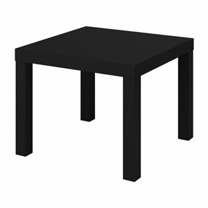 Стол журнальный "Лайк" аналог IKEA (550х550х440 мм), черный - фото 3304394