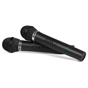 Микрофоны SVEN MK-715 набор, беспроводные, радиус действия до 30 м, черные, SV-020064 - фото 3304918