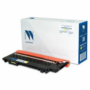 Картридж лазерный NV PRINT (NV-W2072X) для HP Color LJ 150a/150nw/178nw, желтый, ресурс 1500 страниц - фото 3306177