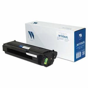 Картридж лазерный NV PRINT (NV-W1106XL) для HP Laser 135a/135w/107w/107a/137fnw, ресурс 5000 страниц - фото 3306196