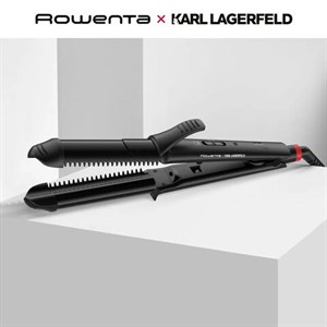 Мультистайлер для волос 3 в 1 ROWENTA Karl Lagerfeld CF451LF0, выпрямление/завивка, 170-200 °C, черный, 1830008551 - фото 3306627