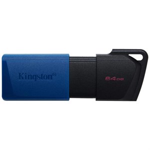 Флеш-диск 64GB KINGSTON DataTraveler Exodia M, разъем USB 3.2, черный/синий, DTXM/64GB - фото 3307453