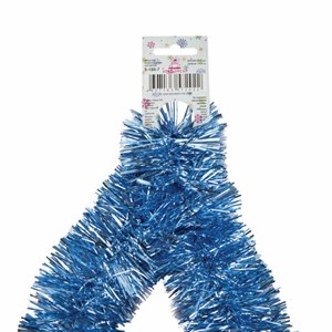 Мишура 1 штука, диаметр 70 мм, длина 2 м, голубая, 72922 - фото 3307805