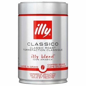 Кофе в зернах ILLY "Classico" ИТАЛИЯ, 250 г, в жестяной банке, арабика 100%, ИТАЛИЯ, 52 - фото 3308098