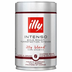 Кофе в зернах ILLY "Intenso" ИТАЛИЯ, 250 г, в жестяной банке, арабика 100%, ИТАЛИЯ, 1819 - фото 3308100