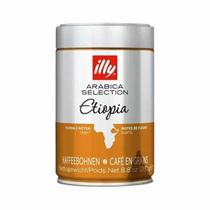 Кофе в зернах ILLY "Etiopia" ИТАЛИЯ, 250 г, в жестяной банке, арабика 100%, ИТАЛИЯ, 7004 - фото 3308102