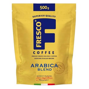 Кофе растворимый FRESCO "Arabica Blend", сублимированный, 500 г, мягкая упаковка - фото 3308128