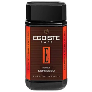 Кофе растворимый EGOISTE "Double Espresso", ШВЕЙЦАРИЯ, сублимированный, 100 г, стеклянная банка, EG10012023 - фото 3308129