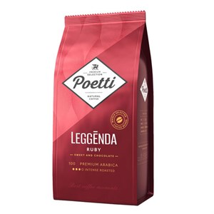 Кофе в зернах POETTI "Leggenda Ruby" 1 кг, арабика 100%, 18002 - фото 3447151
