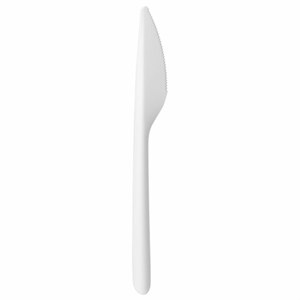Нож одноразовый полипропиленовый 173 мм, белый, ПРЕМИУМ, ВЗЛП, 4031Б - фото 3782334