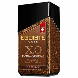 Кофе молотый в растворимом EGOISTE "X.O", 100 г, стеклянная банка, сублимированный, ШВЕЙЦАРИЯ, EG10009008 - фото 3783916