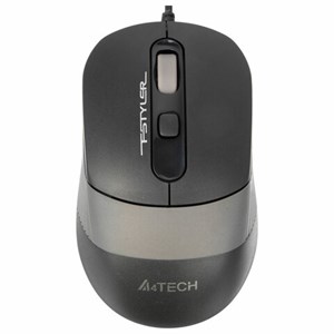 Мышь проводная A4TECH Fstyler FM10, USB, 3 кнопки + 1 колесо-кнопка, оптическая, черная, 1147673 - фото 3945425