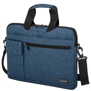 Сумка портфель HEIKKI NOVATION (ХЕЙКИ) с отделением для ноутбука 13-14", синяя, 28х38х3 см, 272593 - фото 3946195