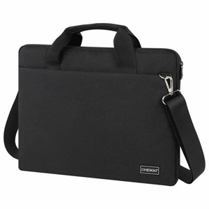 Сумка портфель HEIKKI PROFITABLE (ХЕЙКИ) с отделением для ноутбука 14", багаж лента, черная, 26х36х3 см, 272598 - фото 3946201