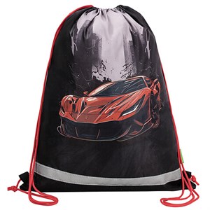 Мешок для обуви BRAUBERG KIDS, с петлей, светоотражающая полоса, 46х36 см, Red car, 272392 - фото 3946620