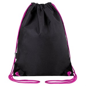 Мешок для обуви BRAUBERG плотный, карман на молнии, подкладка, 43х33 см, Neon Pink, 272428 - фото 3946639