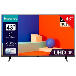 Телевизор HISENSE 43A6K, 43" (108 см), 3840 x 2160, 4K, 16:9, SmartTV, Wi-Fi, черный - фото 3947959