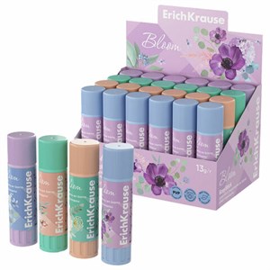 Клей-карандаш ERICH KRAUSE "EasyStick Pastel Bloom", 13 г, 60498 - фото 4174116