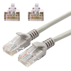 Кабель (патч-корд) UTP 5Е категория, RJ-45, 10 м, CABLEXPERT, для подключения по локальной сети LAN, PP12-10M - фото 5293612