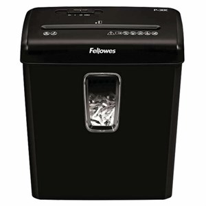Уничтожитель (шредер) FELLOWES POWERSHRED P-30C, 4 уровень секретности, фрагменты 4х34 мм, 6 л., 15 л, FS-60081 - фото 5322012