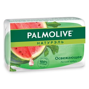 Мыло туалетное 90 г PALMOLIVE (ПАЛМОЛИВ) "Освежающее", "Летний Арбуз" - фото 5326294