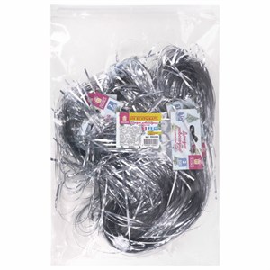 Дождик новогодний, КОМПЛЕКТ 5 штук, ширина 10 см, длина 2 м, серебристый, ЗОЛОТАЯ СКАЗКА, 592290 - фото 5377580