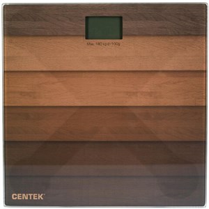 Весы напольные CENTEK CT-2420 "Дерево", электронные, вес до 180 кг, квадрат, стекло, с рисунком, CT-2420 Wood - фото 5417723