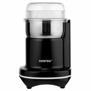 Кофемолка CENTEK CT-1365, мощность 250 Вт, вместимость 70 г, пластик, черная, CT-1365 Black - фото 5417735